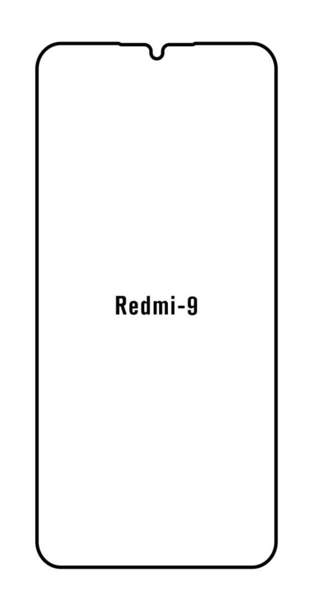 Hydrogel - ochranná fólie - Xiaomi Redmi 9 (case friendly)