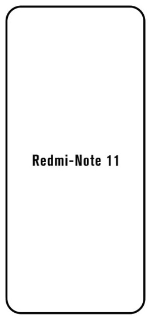 Hydrogel - ochranná fólie - Xiaomi Redmi Note 11 (case friendly)