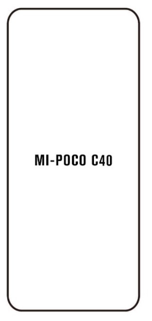 Hydrogel - ochranná fólie - Xiaomi Poco C40 (case friendly)