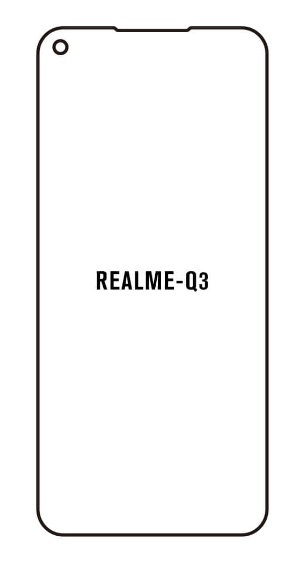 Hydrogel - ochranná fólie - Realme Q3  (case friendly)