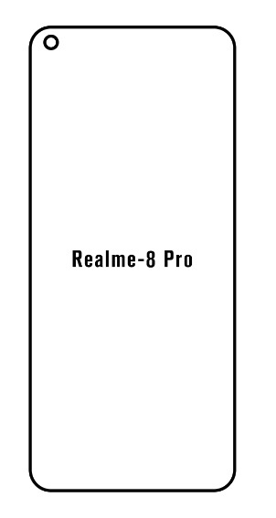 Hydrogel - ochranná fólie - Realme 8 Pro (case friendly)