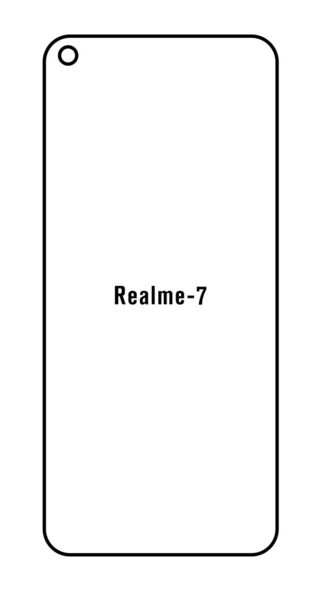 Hydrogel - ochranná fólie - Realme 7 (case friendly)