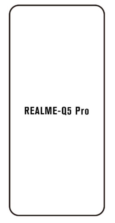 Hydrogel - ochranná fólie - Realme Q5 Pro (case friendly)