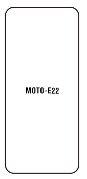 Hydrogel - ochranná fólie - Motorola Moto E22/E22i (case friendly)