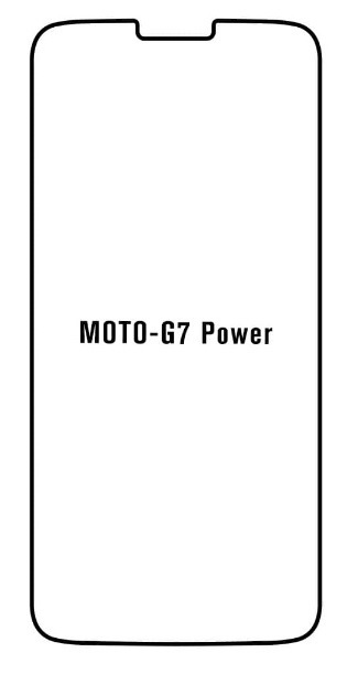 Hydrogel - ochranná fólie - Motorola Moto G7 Power (case friendly)