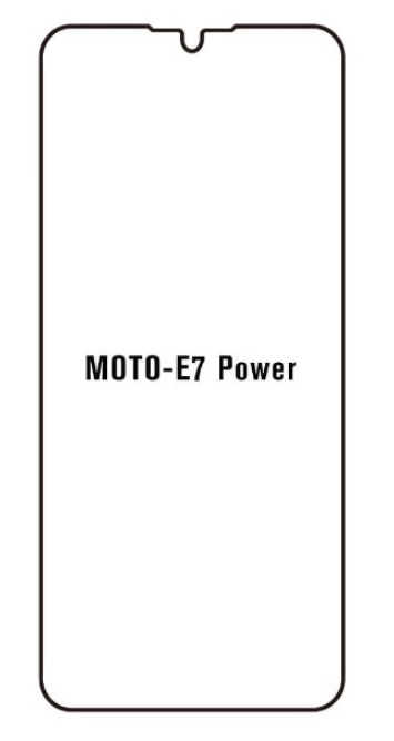Hydrogel - ochranná fólie - Motorola Moto E7 Power (case friendly)