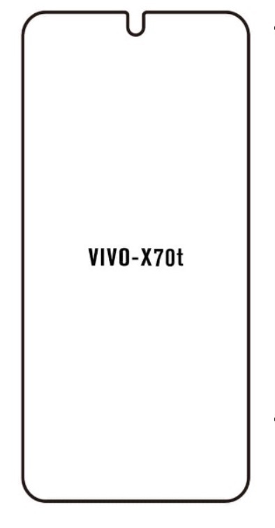Hydrogel - ochranná fólie - Vivo Y70t (case friendly)