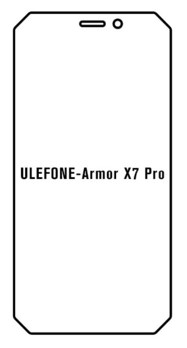 Hydrogel - ochranná fólie - Ulefone Armor X7/X7 Pro (case friendly)