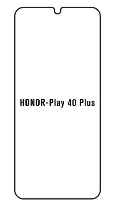 Hydrogel - matná ochranná fólie - Huawei Honor Play 40 Plus