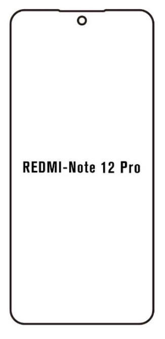 Hydrogel - matná ochranná fólie - Xiaomi Redmi Note 12 Pro 5G