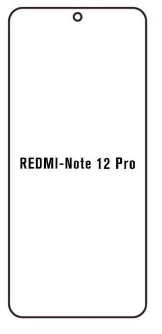 Hydrogel - ochranná fólie - Xiaomi Redmi Note 12 Pro 5G (case friendly)