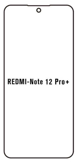 Hydrogel - ochranná fólie - Xiaomi Redmi Note 12 Pro+ (case friendly)