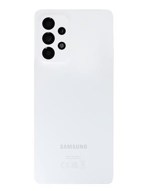 Samsung Galaxy A53 5G - Zadní kryt baterie se sklíčkem zadní kamery - Awesome White (náhradní díl)