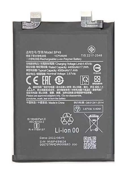 OEM Baterie BP49 pro Xiaomi Poco F4 5G 4500mAh (Service Pack)