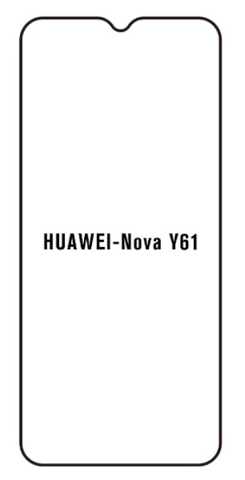 Hydrogel - matná ochranná fólie - Huawei Nova Y61