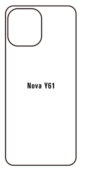 Hydrogel - matná zadní ochranná fólie - Huawei Nova Y61