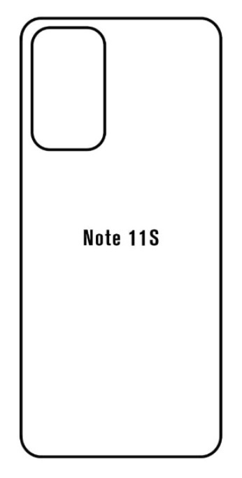 Hydrogel - matná zadní ochranná fólie - Xiaomi Redmi Note 11S