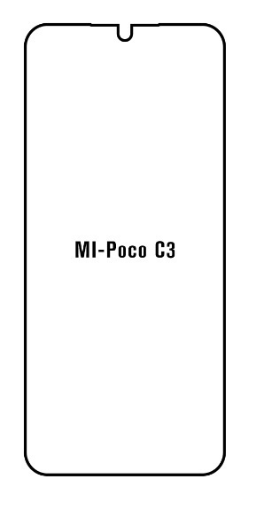 Hydrogel - matná ochranná fólie - Xiaomi Poco C3