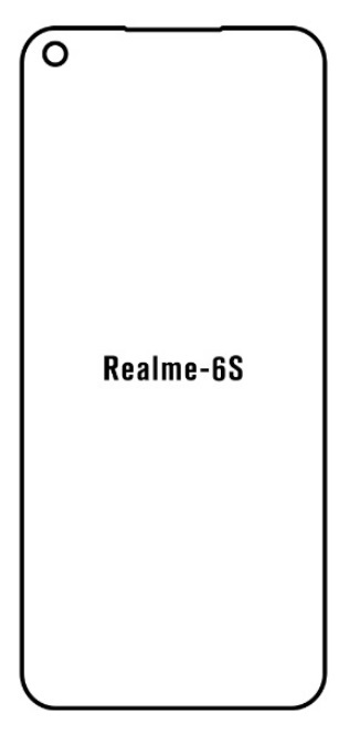 Hydrogel - matná ochranná fólie - Realme 6S