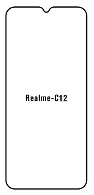 Hydrogel - matná ochranná fólie - Realme C12