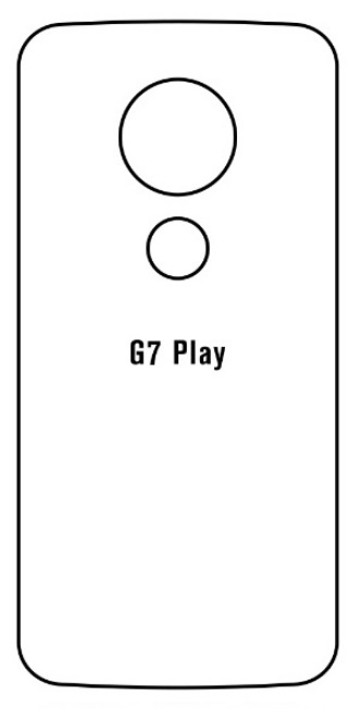 Hydrogel - zadní ochranná fólie - Motorola Moto G7 Play