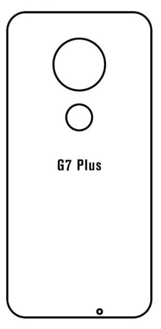 Hydrogel - matná zadní ochranná fólie - Motorola Moto G7 Plus