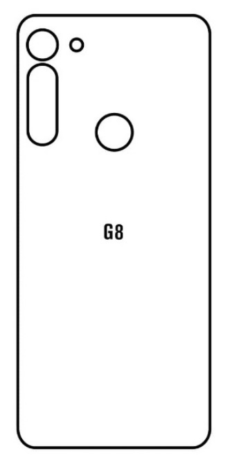 Hydrogel - matná zadní ochranná fólie - Motorola Moto G8