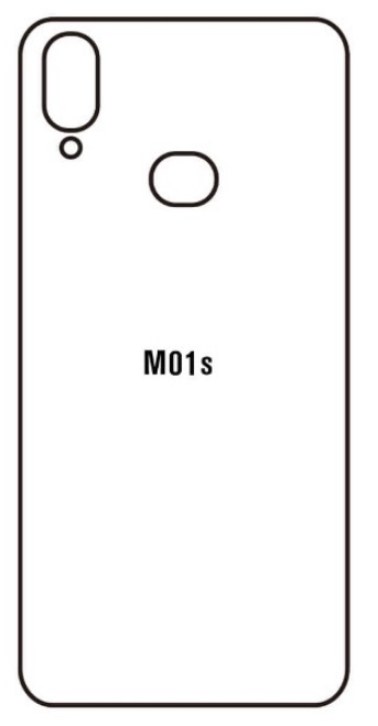 Hydrogel - matná zadní ochranná fólie -   Samsung Galaxy M01s