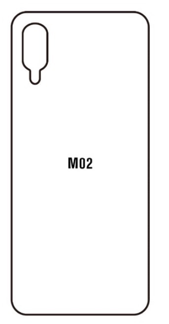 Hydrogel - zadní ochranná fólie - Samsung Galaxy M02