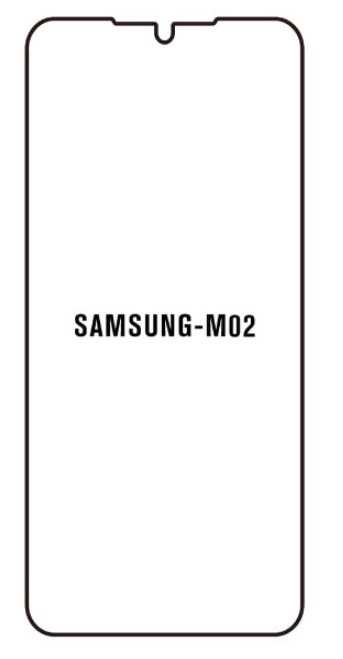 Hydrogel - ochranná fólie -  Samsung Galaxy M02 (case friendly)