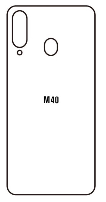 Hydrogel - zadní ochranná fólie - Samsung Galaxy M40