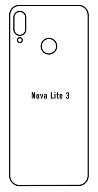 Hydrogel - matná zadní ochranná fólie - Huawei Nova 3 lite