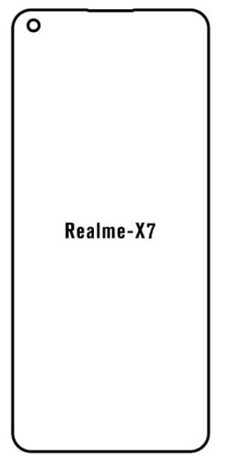 Hydrogel - ochranná fólie - Realme X7 5G  (case friendly)