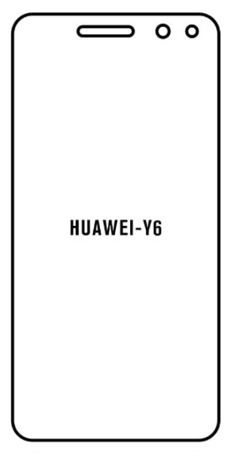 Hydrogel - ochranná fólie - Huawei Y6 2017 (case friendly)