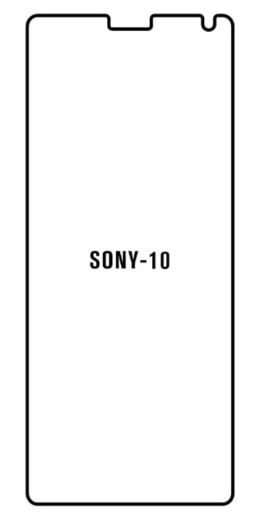 Hydrogel - ochranná fólie - Sony Xperia 10 (case friendly)