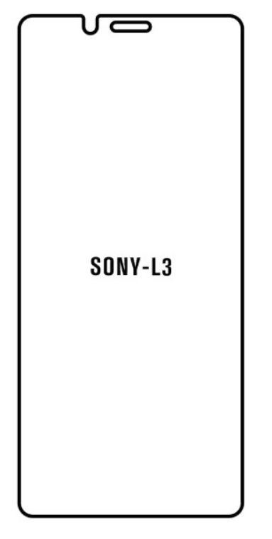 Hydrogel - ochranná fólie - Sony Xperia L3 (case friendly)