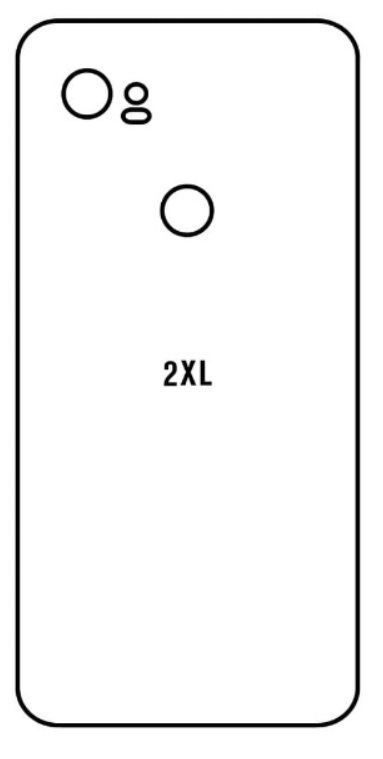 Hydrogel - zadní ochranná fólie - Google Pixel 2 XL