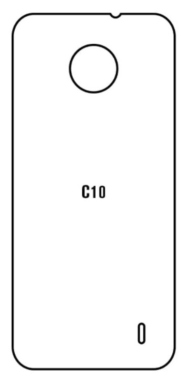 Hydrogel - zadní ochranná fólie - Nokia C10