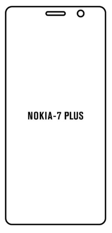 Hydrogel - matná ochranná fólie - Nokia 7 Plus