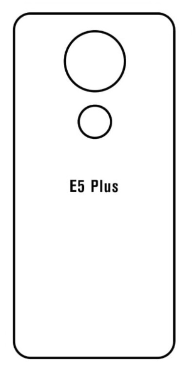 Hydrogel - zadní ochranná fólie - Motorola Moto E5 Plus