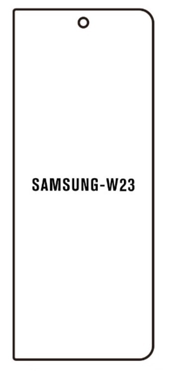 Hydrogel - ochranná fólie -  Samsung Galaxy W23 (přední)