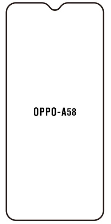 Hydrogel - Privacy Anti-Spy ochranná fólie - OPPO A58