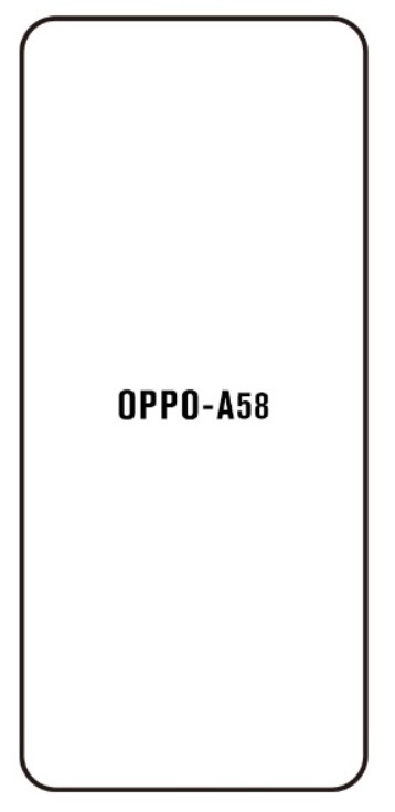 Hydrogel - ochranná fólie - OPPO A58