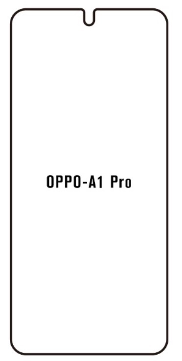 Hydrogel - matná ochranná fólie - OPPO A1 Pro