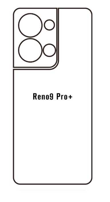 Hydrogel - zadní ochranná fólie - OPPO Reno9 Pro+