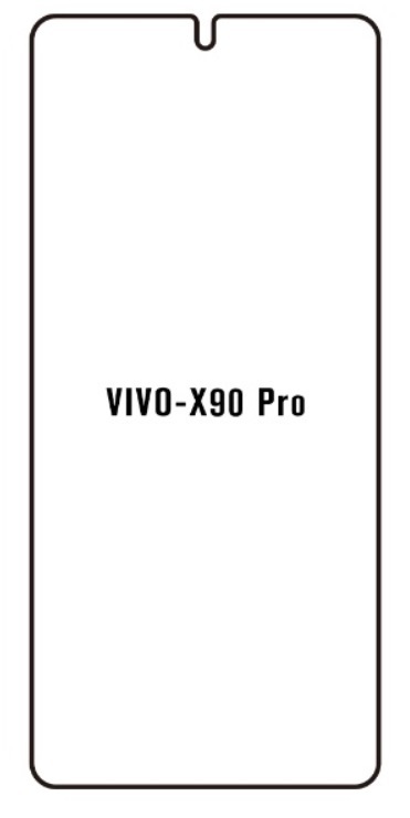 Hydrogel - matná ochranná fólie - Vivo X90 Pro