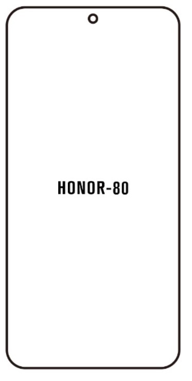 Hydrogel - ochranná fólie - Huawei Honor 80 (case friendly)