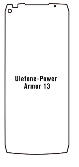 Hydrogel - ochranná fólie - Ulefone Power Armor 13 (case friendly)