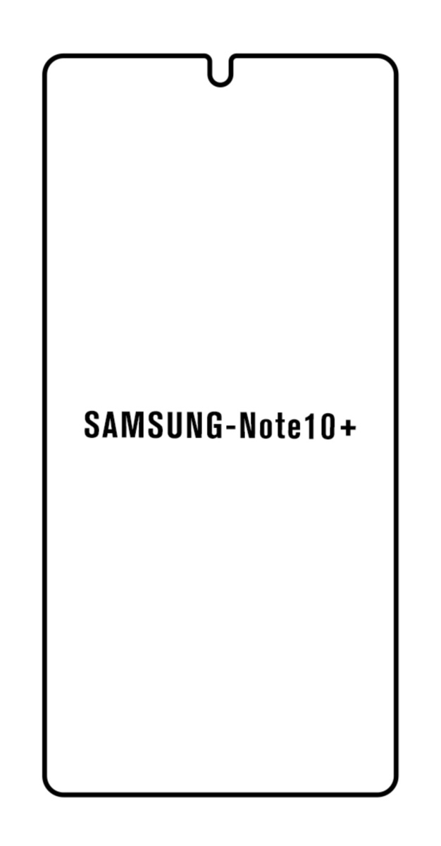 Hydrogel - ochranná fólie - Samsung Galaxy Note 10+ (case friendly)