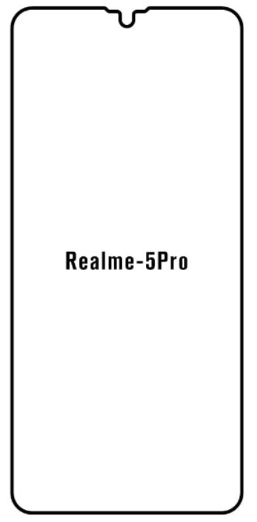 Hydrogel - Privacy Anti-Spy ochranná fólie - Realme 5 Pro